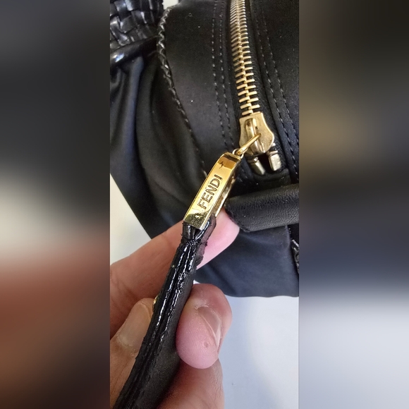 Fendi Black Satin Baby Spy Bag - Picture 11 of 17